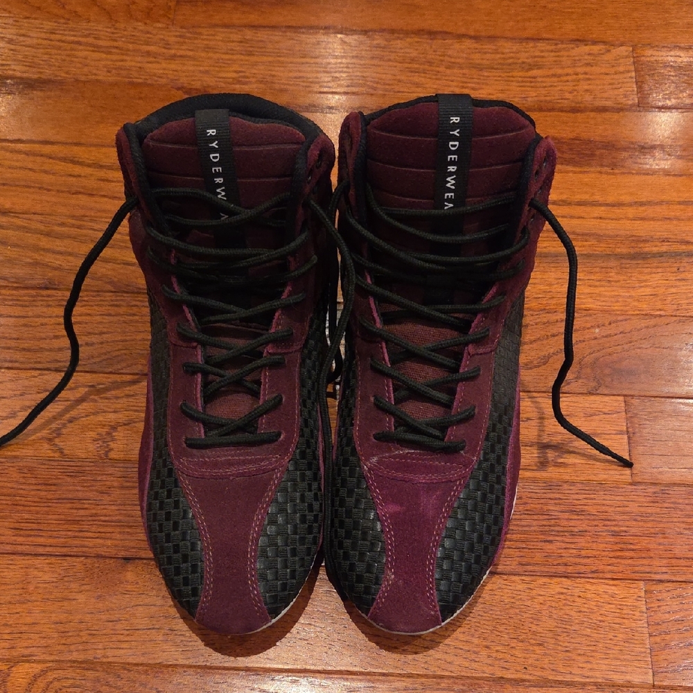 Ryderwear Men's Maroon and Black Athletic Sneakers